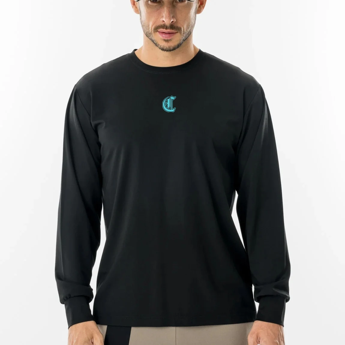 BARU Kaos Lengan Panjang Pria  - Undershirt Crew Neck ulasan dan harga