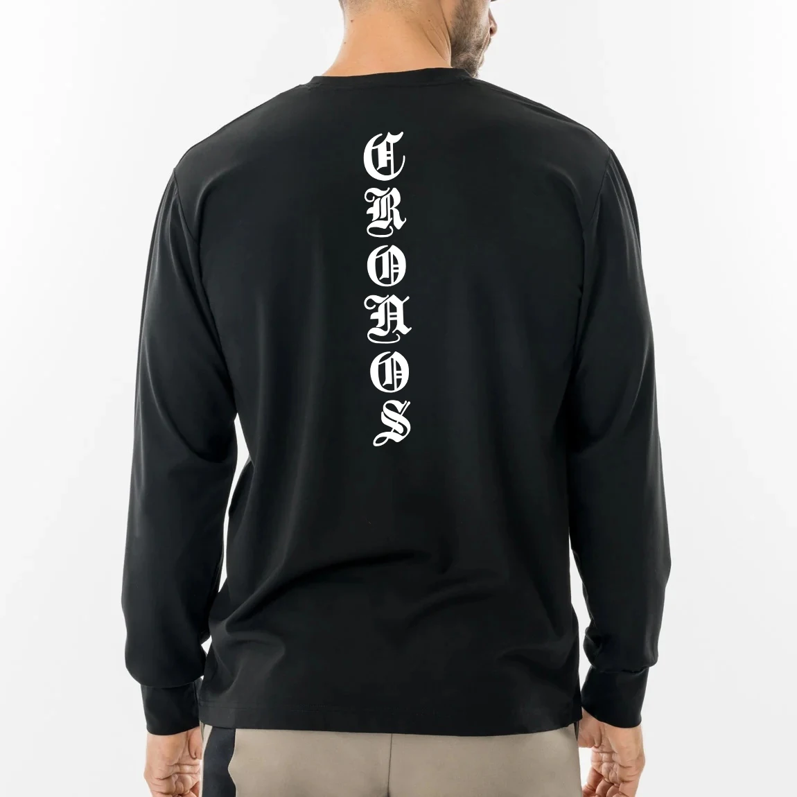 BARU Kaos Lengan Panjang Pria  - Undershirt Crew Neck ulasan dan harga