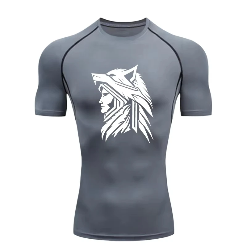 Wolf Knight Design 2026 Kaos A - Compression Shorts Athletes ulasan dan harga